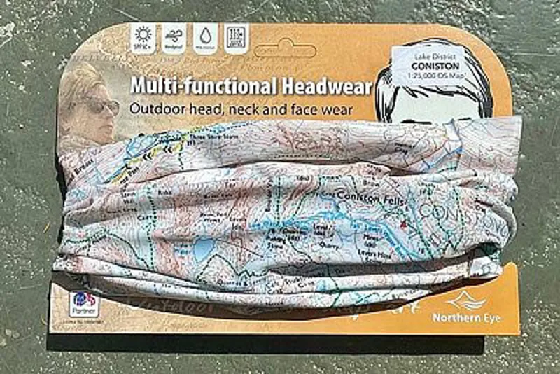 OS Map Coniston Lake District Snood / Buff